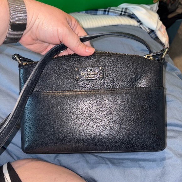 Kate Spade Black Pebbled Leather Crossbody - Picture 4 of 4